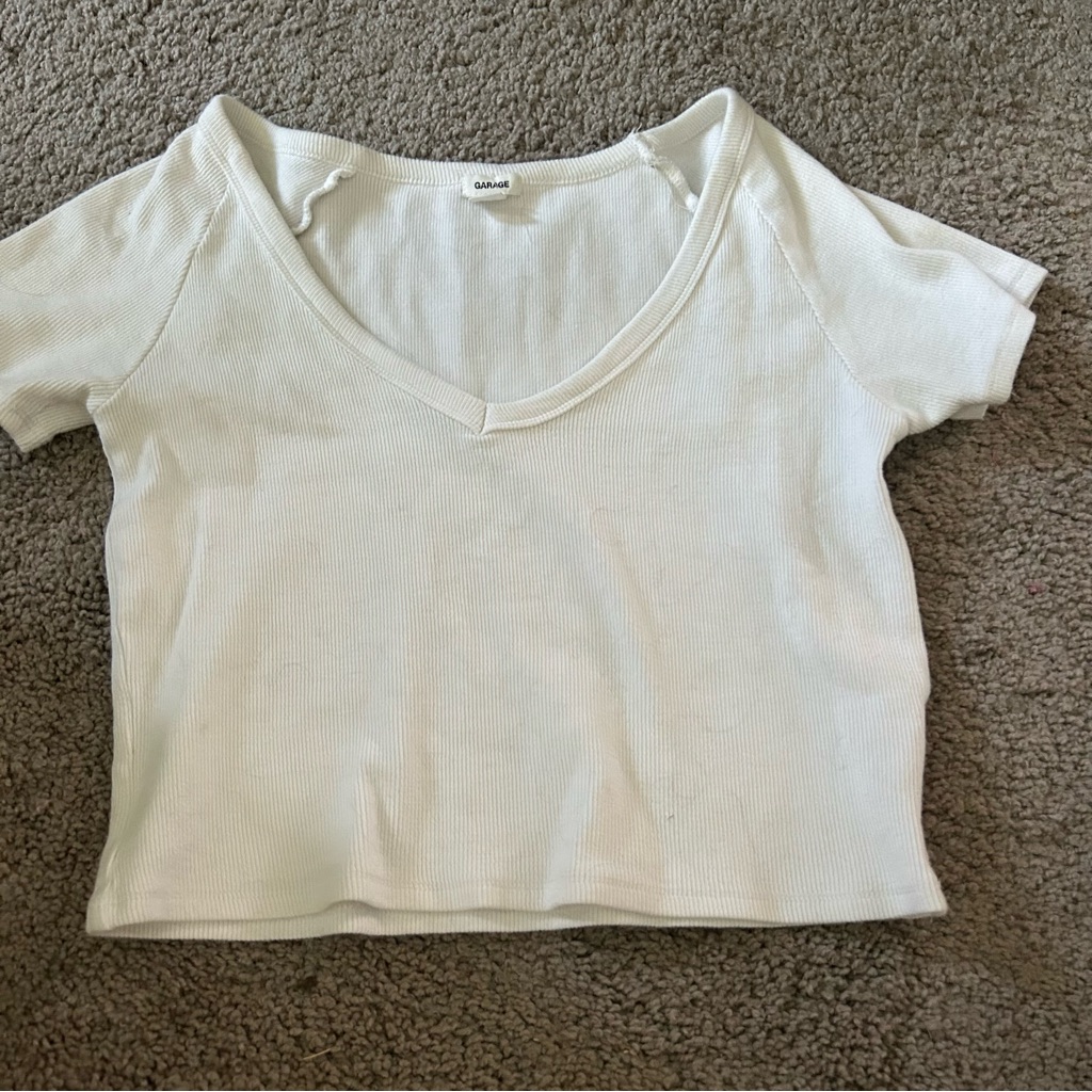 Garage Basic White Tee